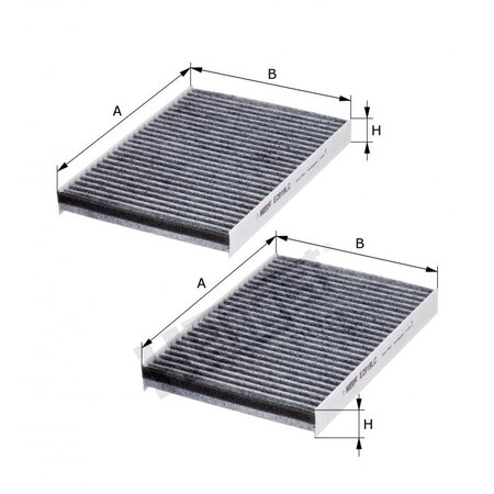 Hengst Cabin Filter, E2919Lc-2 E2919LC-2